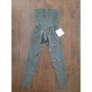 Beyond Yoga Beyond the Bump Maternity Heather Rib Midi Legging Sz XS